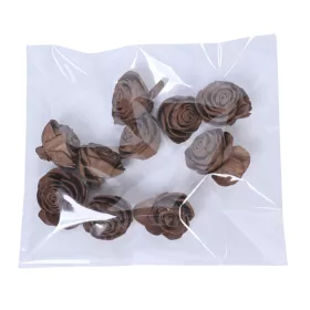 Shola rózsa 4cm 10db. - Dióbarna