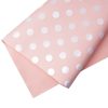 Dotted foil roll 58cm x 10m - Powder Pink / White