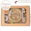 DIY Do It Yourself advent wreath with extras- Gold Delight