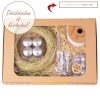 DIY Do It Yourself advent wreath with extras- Silver Flame