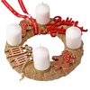 DIY Do It Yourself advent wreath with extras- Sweet Christmas