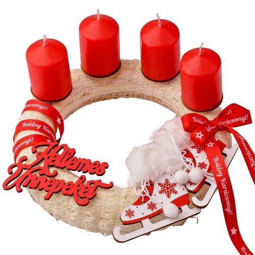 DIY Csináld magad adventi koszorú, extrákkal és ajándék termékkel - Red Candy