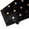 Dotted foil roll 58cm x 10m - Black / Gold