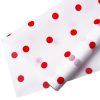 Dotted foil roll 58cm x 10m - White / Red