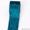 Blue velvet ribbon with wired edge 38mm x 5m