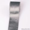 Silver velvet ribbon with wire edge 38mm x 5m