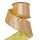 Gold velvet ribbon with wired edge 63mm x 5m