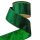 Green velvet ribbon with wired edge 63mm x 5m