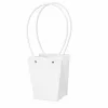 10 pcs. Embossed Flower Gift Bag 13(h) x 9.5(w) x 15.5(d) cm - White