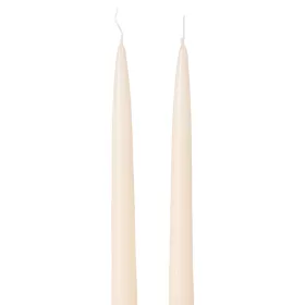 Szálas gyertya, 2db-os készlet, 25cm - Lakk ekrü