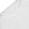 Elegant floral patterned wrapping decorative foil sheet 57cm x 57cm, 20 pcs. - White
