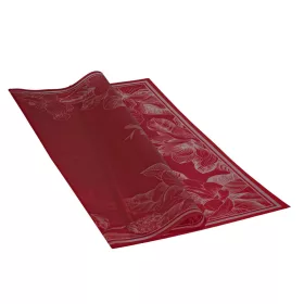  Elegant floral patterned wrapping decorative foil sheet 57cm x 57cm, 20 pcs. - Burgundy