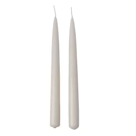 Szálas gyertya, 2db-os készlet, 25cm - Matt szürke
