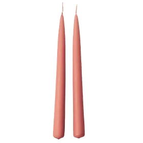 Szálas gyertya, 2db-os készlet, 25cm - Matt rózsaszín