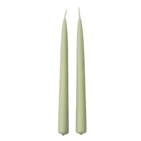 Szálas gyertya, 2db-os készlet, 25cm - Matt zöld