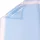 Foil Sheet with Transparent Frame 57 x 57cm, 20pcs. - Glossy Light Blue