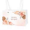 10pcs. "Legyen szép napod!" text inscribed flower bag 22(H) x 10.5(W) x 13.5(D) cm