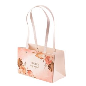   10db. "Legyen szép napod!" feliratos virág táska 22(h) x 10.5(sz) x 13.5(m) cm