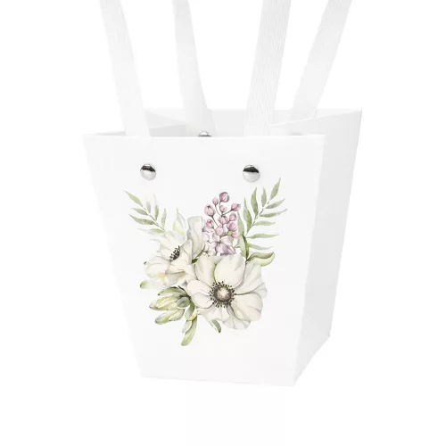 10 pcs. Patterned Flower Bag 12(h) x 8(w) x 12.5(d) cm