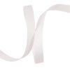 Grosgrain ribbon 10mm x 20m - White