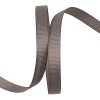 Grosgrain ribbon 10mm x 20m - Gray