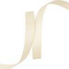 Grosgrain ribbon 10mm x 20m - Cream