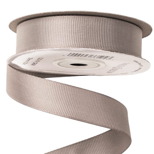 Grosgrain ribbon 20mm x 20m - Gray