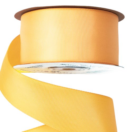 Grosgrain ribbon 38mm x 20m - Pastel yellow
