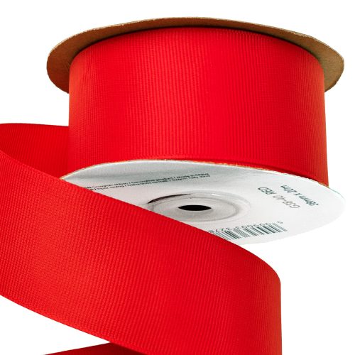 Grosgrain ribbon 38mm x 20m - Red