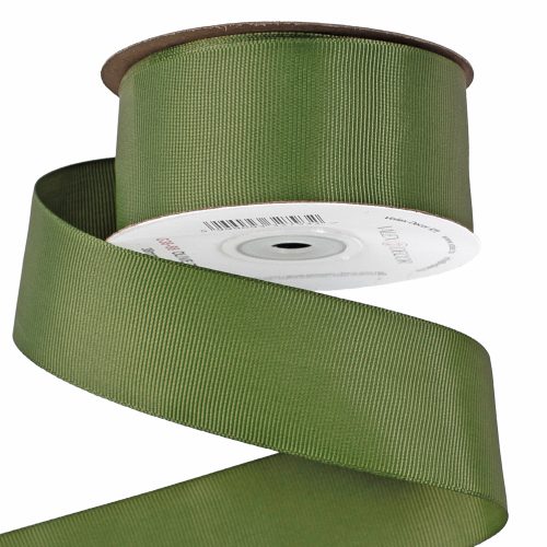 Grosgrain ribbon 38mm x 20m - Olive green