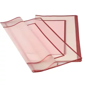   Áttetsző keretes matt fólia ív 58 x 58cm, 20db - Púder rózsaszín