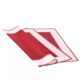 Áttetsző keretes matt fólia ív 58 x 58cm, 20db - Bordó