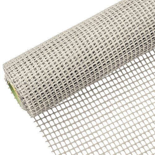 Glittering Valensz mesh 50cm x 4.5m - Silver