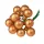 Glass Bauble Pick, Matte Bronze, 2cm, 12pcs Bundle