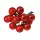 Glass Bauble Pick, Matte and Glossy Red Mix, 2cm, 12pcs Bundle