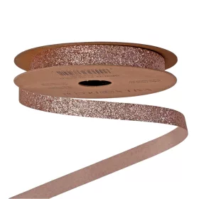 Glitter szalag 10mm x 10m - Rose gold
