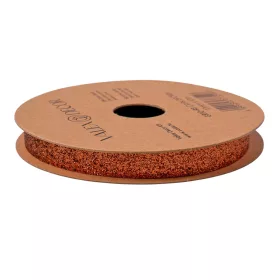 Glitter szalag 10mm x 10m - Sötétbarna