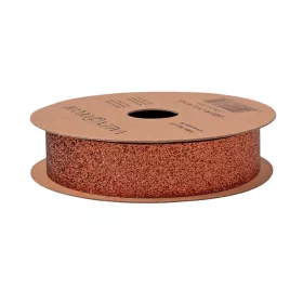 Glitter szalag 20mm x 10m - Sötétbarna