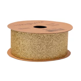 Glitter szalag 38mm x 10m - Arany
