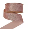 Glitter szalag 38mm x 10m - Rose gold