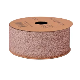 Glitter szalag 38mm x 10m - Rose gold
