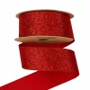 Glitter szalag 38mm x 10m - Piros