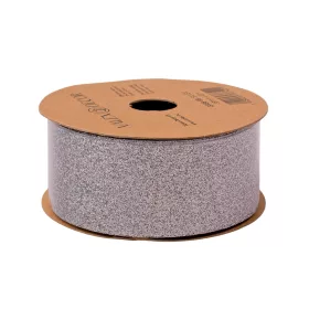 Glitter szalag 38mm x 10m - Ezüst