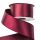 Glittering satin ribbon 38mm x 10m - Wine red
