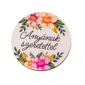   5db. "Anyának szerettel" feliratos dekor tábla 5cm