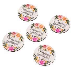   5db. "Anyának szerettel" feliratos dekor tábla 5cm