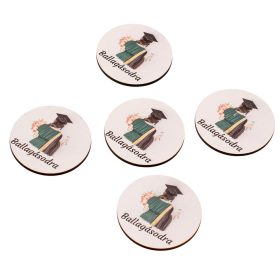 5db. "Ballagásodra" feliratos dekor tábla 5cm