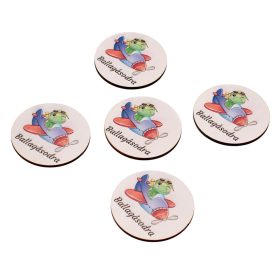   5db. "Ballagásodra" feliratos dekor tábla kisfiúknak, 5cm