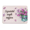 4db. "Szeretettel anyák napjára" feliratos dekor fa tábla 7 x 5cm