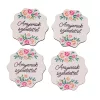 4db. "Anyunak szeretettel" feliratos dekor tábla 6cm